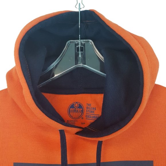 Vintage OILERS STORE EXCLUSIVE Hoodie Small US S NHL Edmonton Oilers Sleeveless - Picture 11 of 16